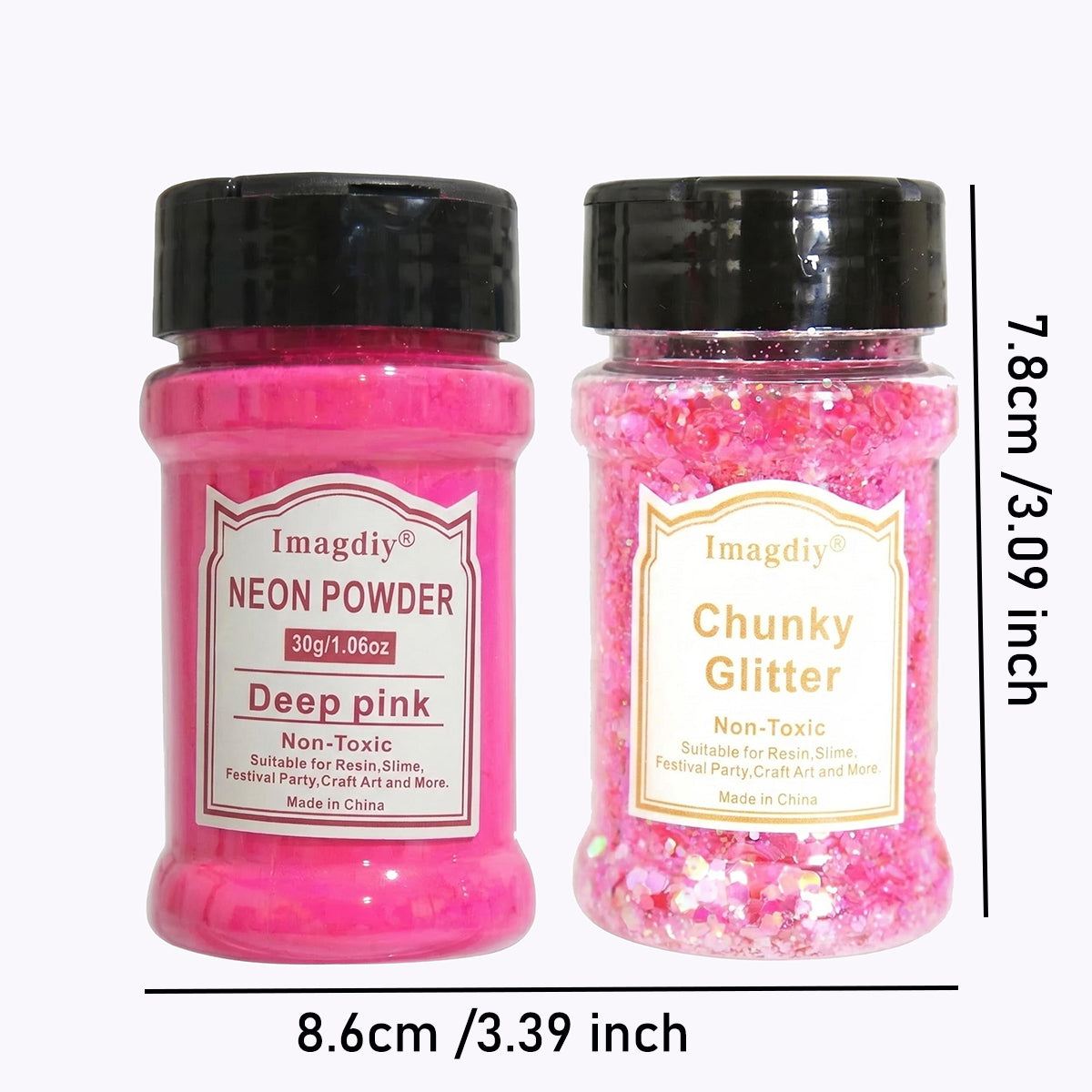 Colorful Resin Decoration Glitter Powder and Mica Pigment Set for Handmade DIY Projects
