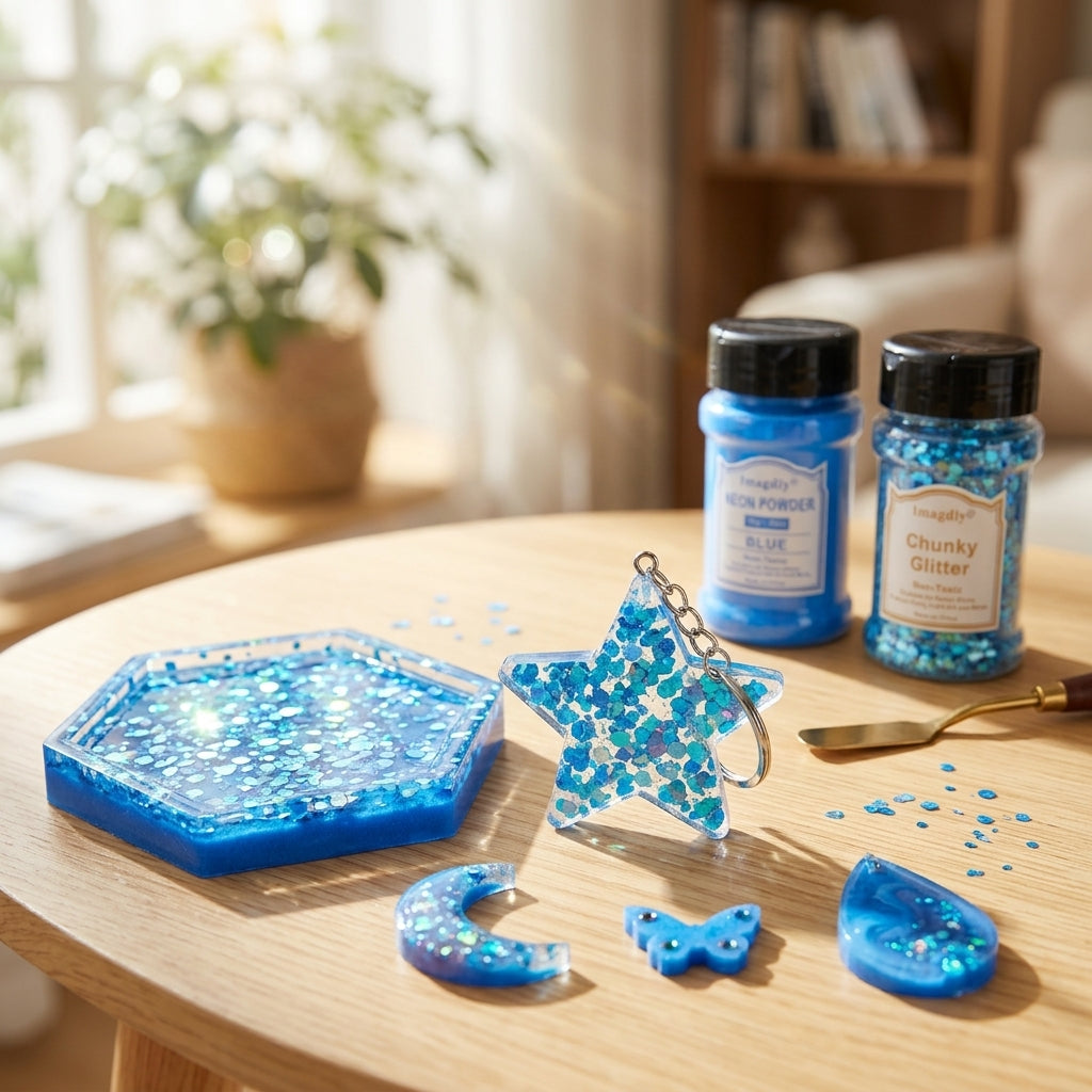 Wholesale Handmade Craft Supplies Resin Glitter Mica Powder Set for Jewelry Making and Home Decoration