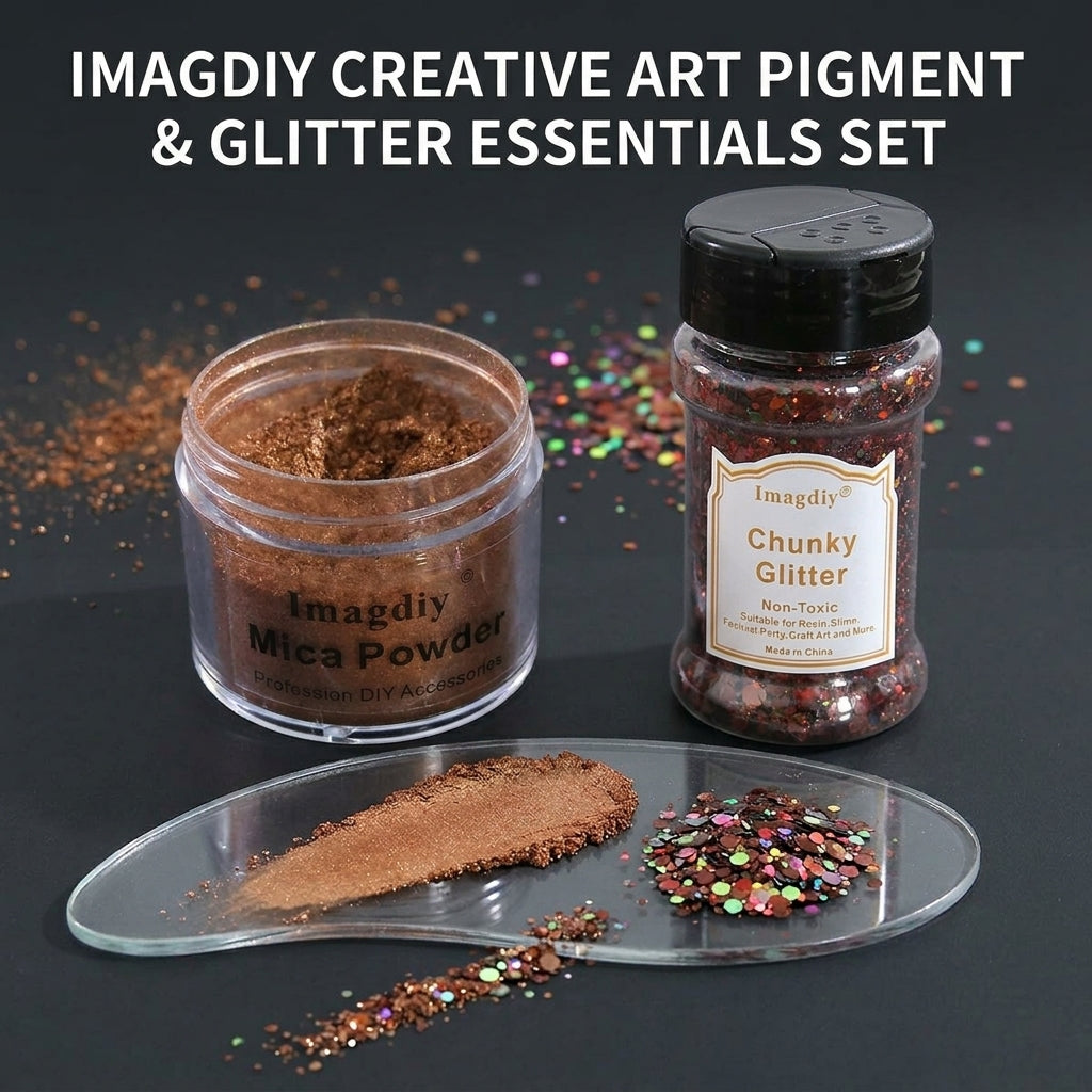 Wholesale Resin Art Supplies Chunky Glitter Powder Mica Powder Set for Epoxy Resin Crafts DIY Decoration