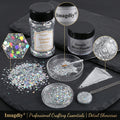 Bulk Glitter Powder and Mica Powder Kit for Resin Art Handmade Crafts Jewelry Making Supplies