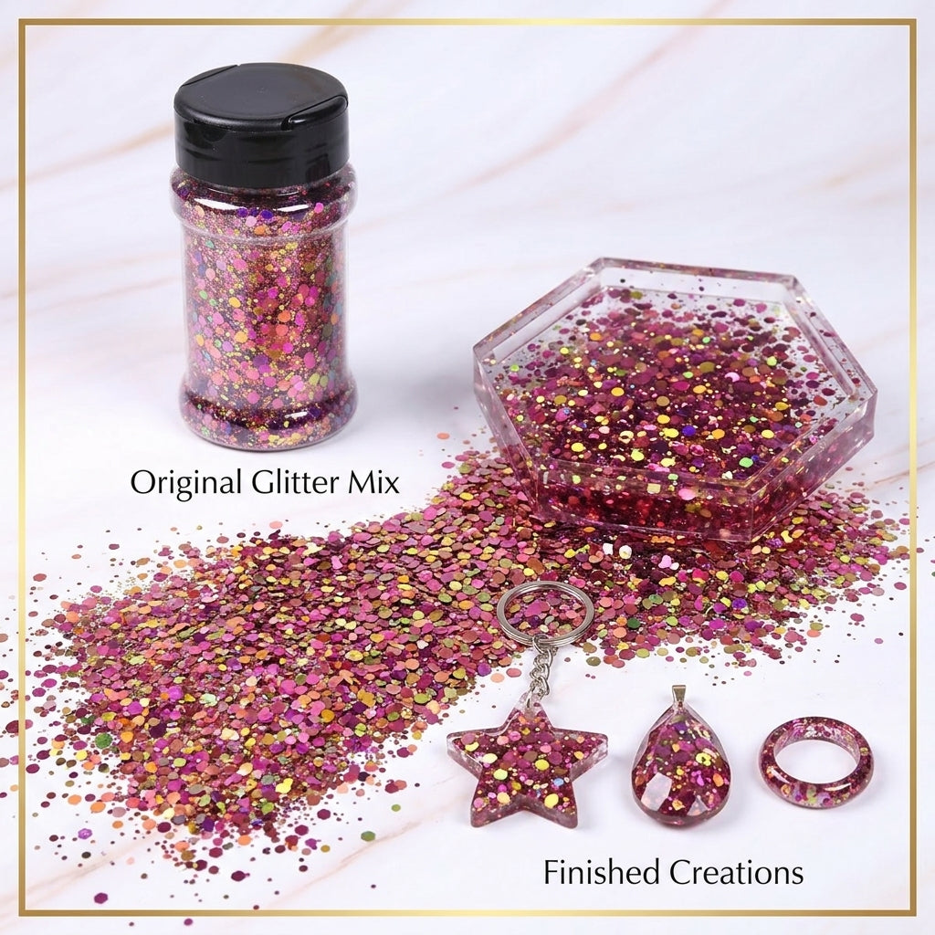 Mixed Glitter Powder Set for Resin Art Supplies and Private Label