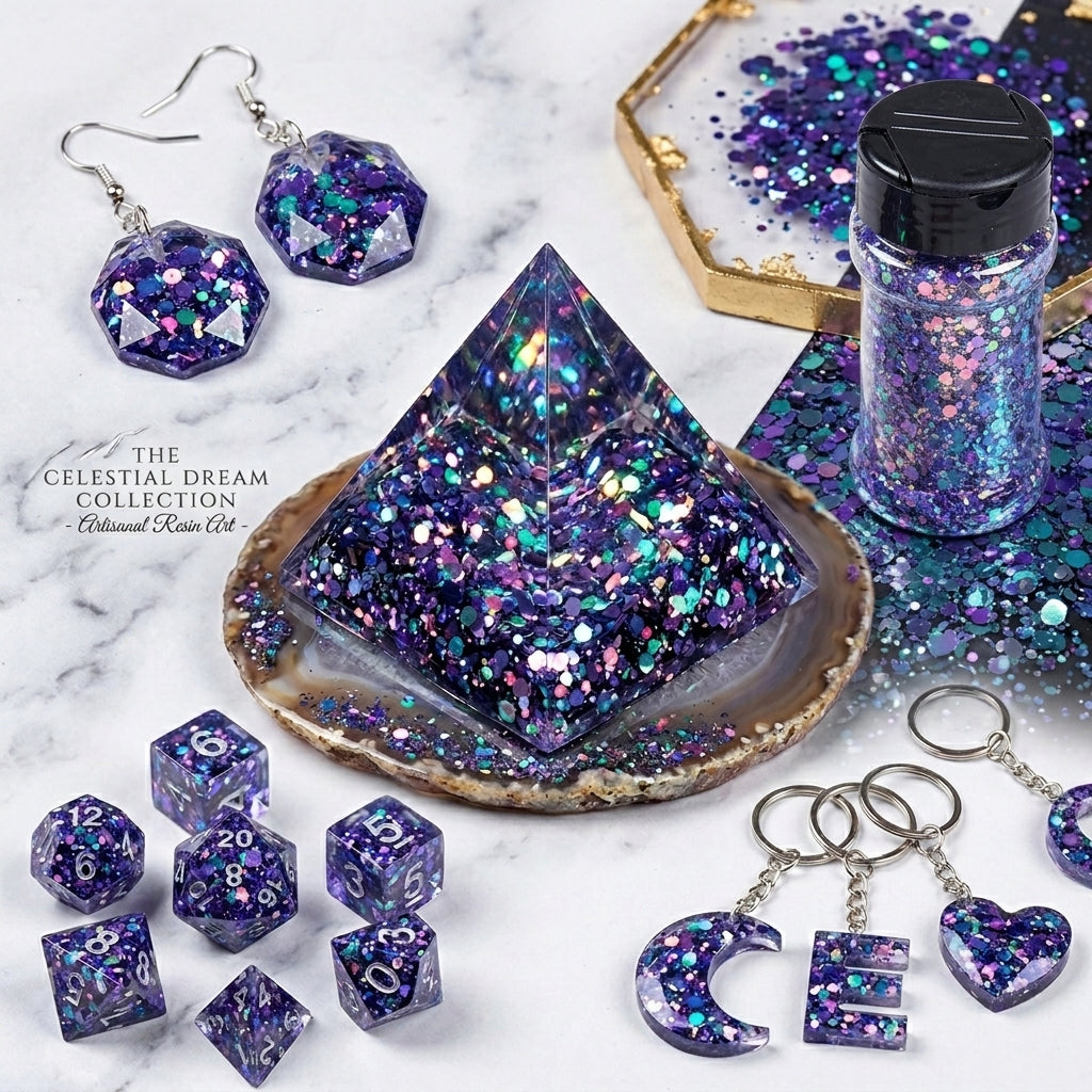 Mixed Glitter Powder Set for Resin Art Supplies and Private Label