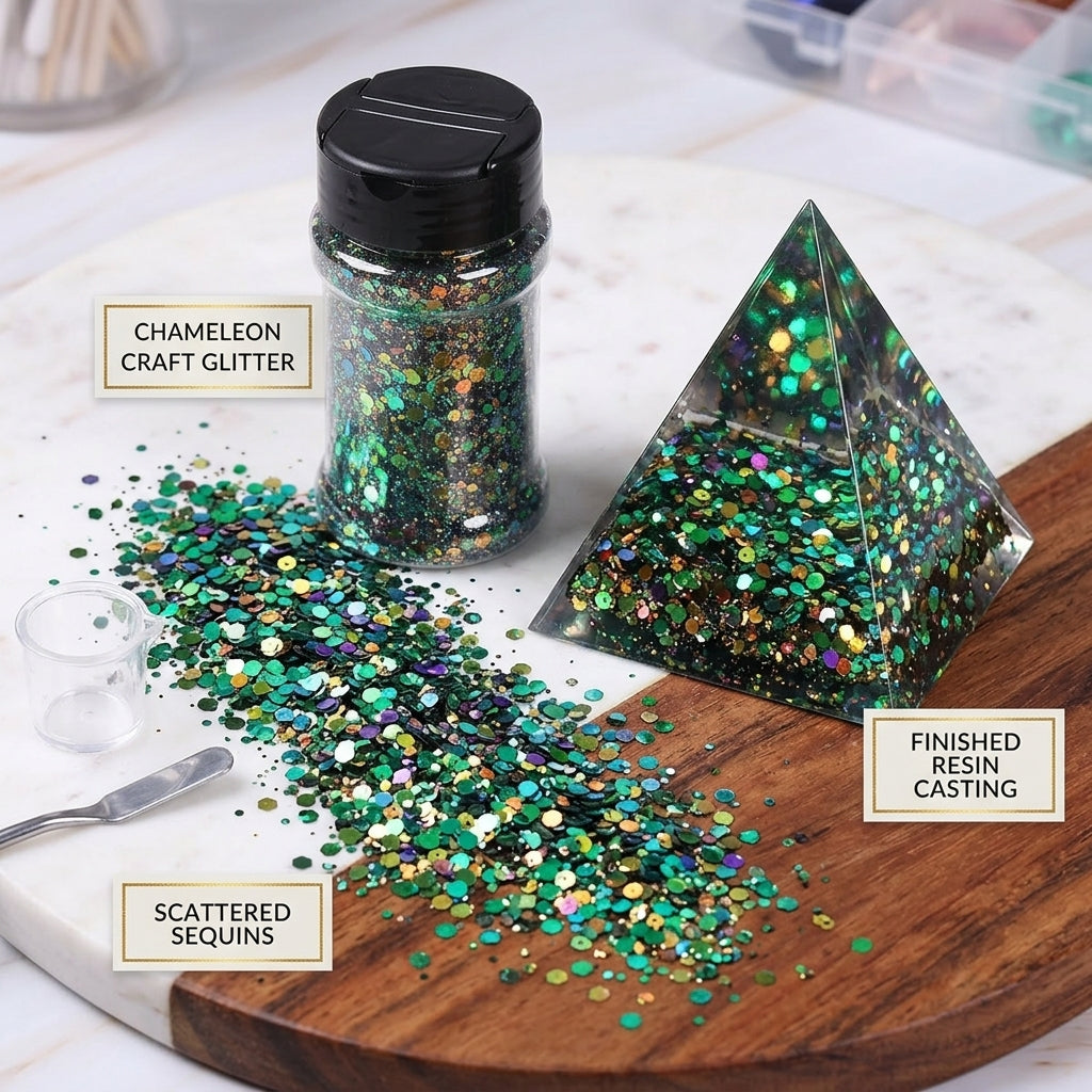 Mixed Glitter Powder Set for Resin Art Supplies and Private Label