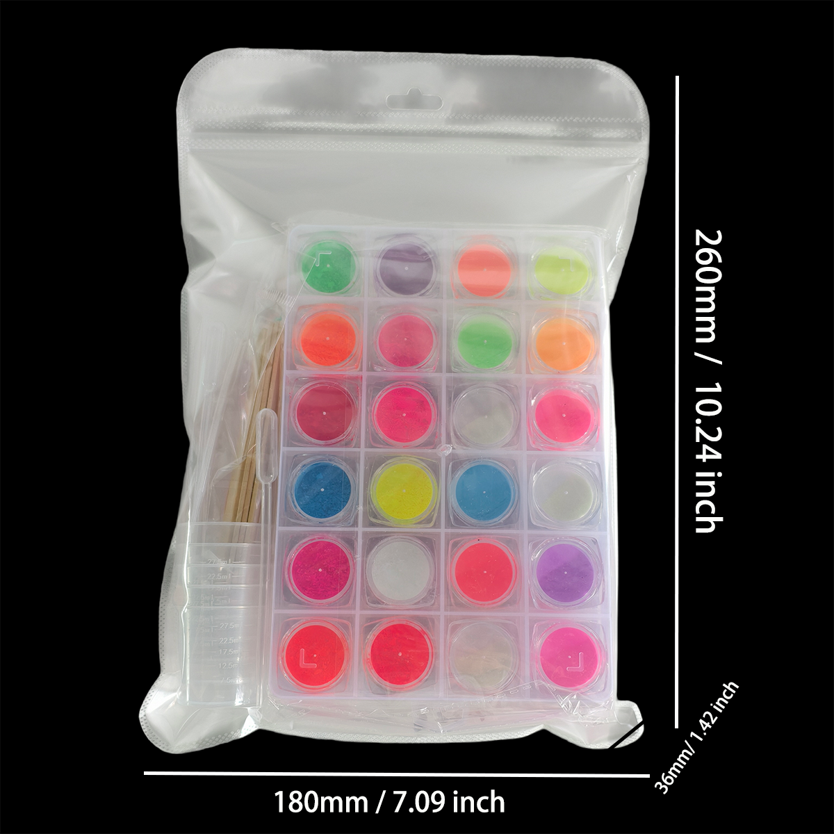 Colorful Mica Powder Set for Epoxy Resin and DIY Craft Kits