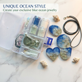 Wholesale Ocean Theme Resin Jewelry DIY Kit | Customizable Epoxy Resin Craft Set for Retailers & Craft Stores