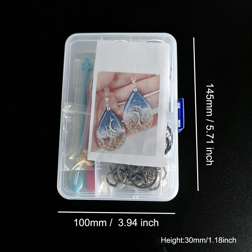 Wholesale Ocean Theme Resin Jewelry DIY Kit | Customizable Epoxy Resin Craft Set for Retailers & Craft Stores