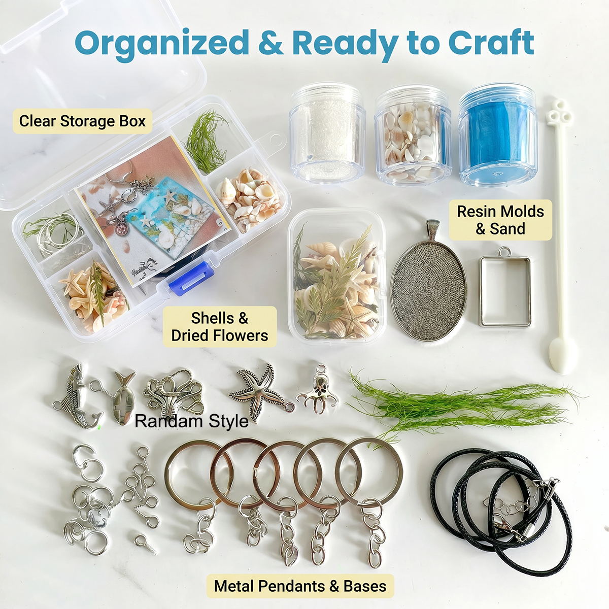 Ocean Dolphin Resin Jewelry Making Kit – In-Stock Wholesale | Low MOQ | OEM/ODM Custom Available