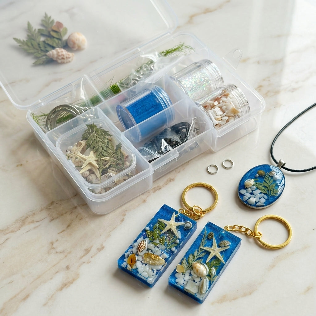 Ocean Dolphin Resin Jewelry Making Kit – In-Stock Wholesale | Low MOQ | OEM/ODM Custom Available