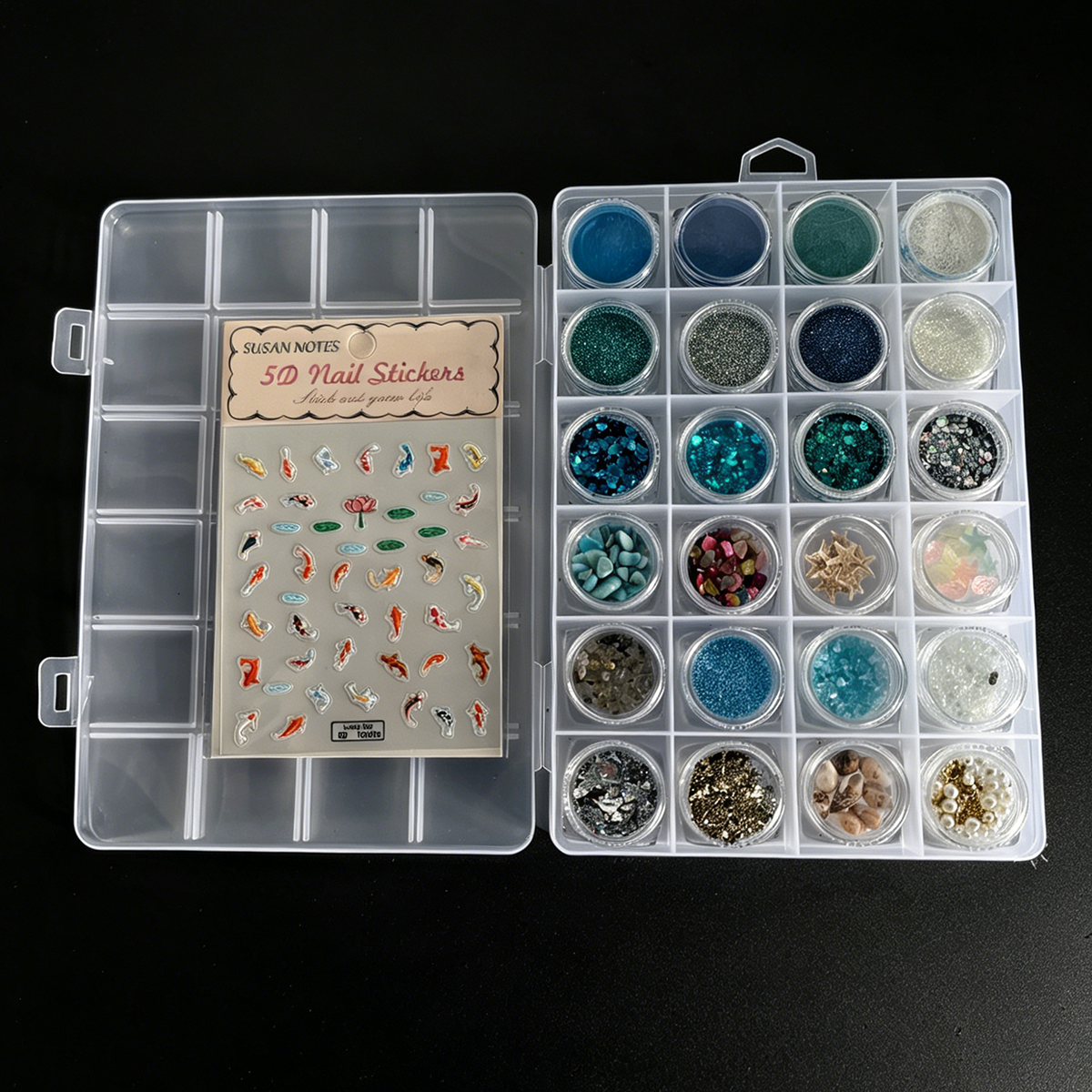 Ocean Custom DIY Resin Craft Kit for Earrings, Pendants and Keychains