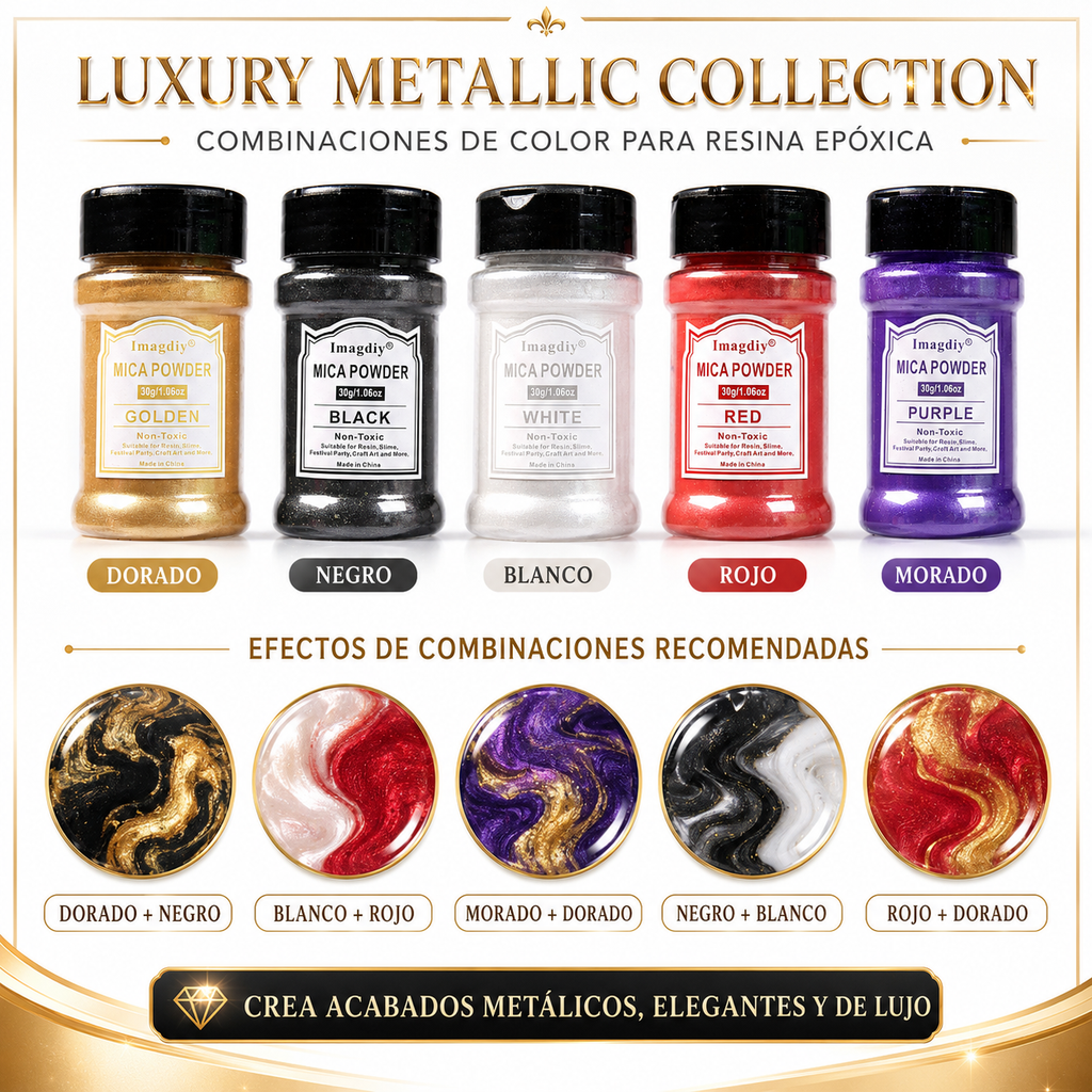 High Quality Mica Powder for Epoxy Resin Jewelry Making and Craft Supplies
