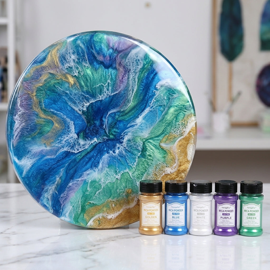 Wholesale Mica Powder Pigment for Epoxy Resin Art and DIY Crafts
