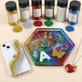 Chritsmas Chunky Glitter 4-Pack – Premium Textured Glitter with Stunning Depth & Shine – Ideal for Epoxy Resin Art, DIY Tumblers, and Mixed Media – OEM Wholesale Available