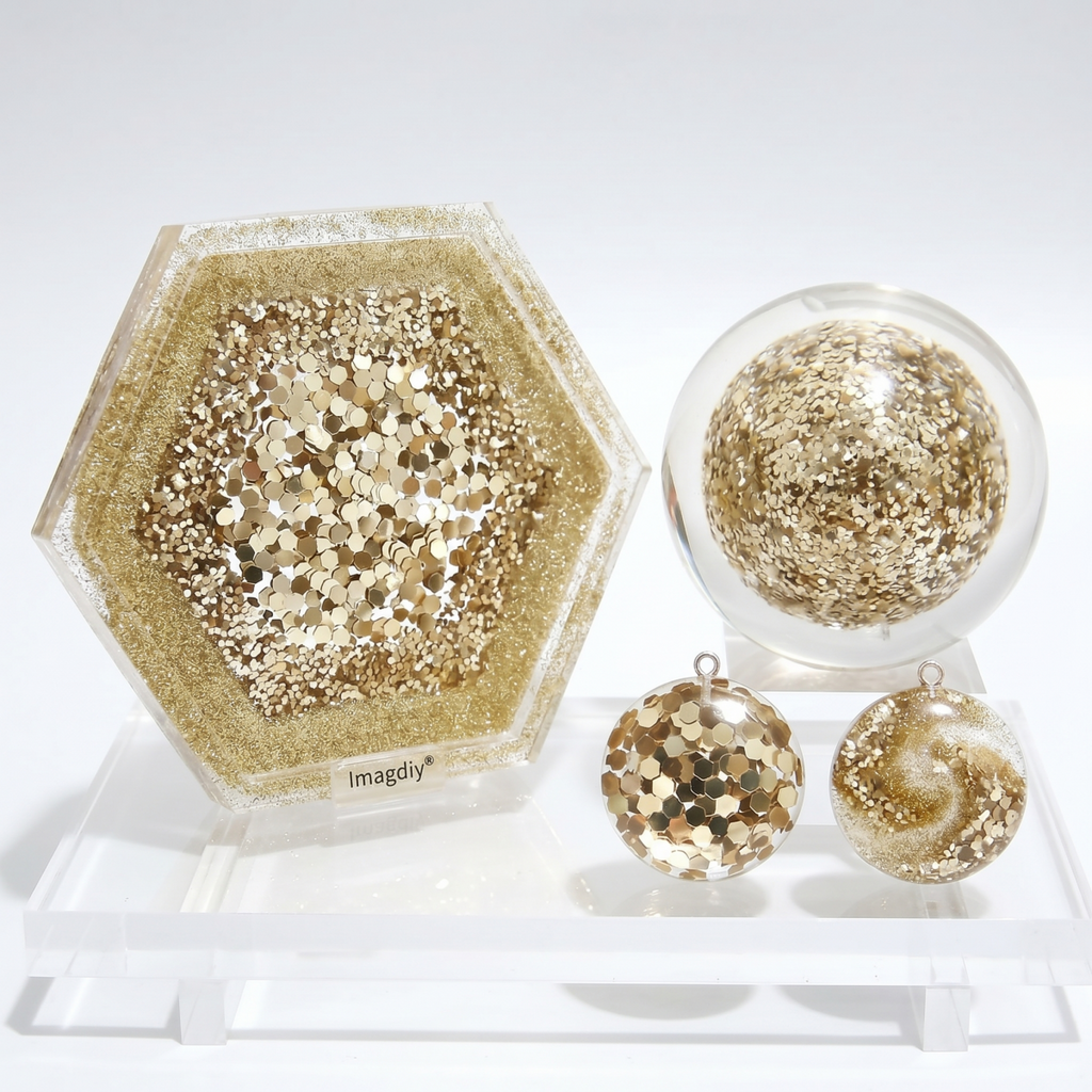 Metallic Chunky Glitter for Epoxy Resin Jewelry & Decorative Art Supplies