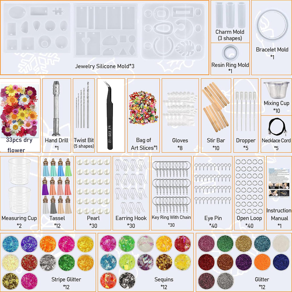OEM Epoxy Resin Starter Set for Craft Stores and Online Sellers