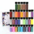 32pcs Fine Glitter Powder for Epoxy Resin Crafts | Factory Direct Supply