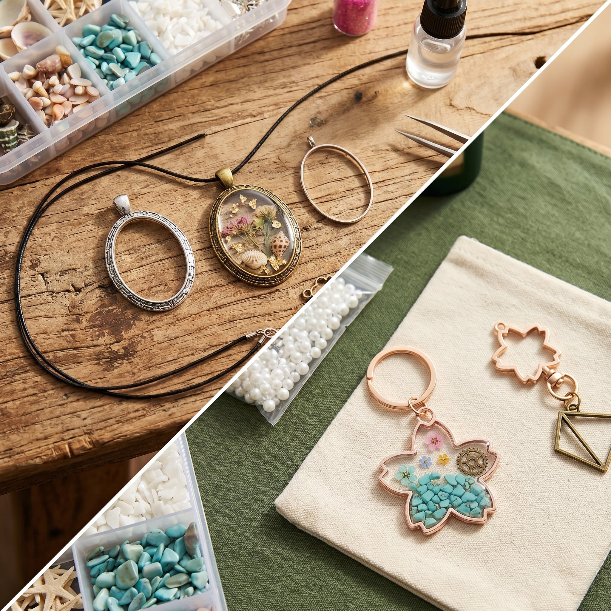Custom Resin Art Theme Kit for Jewelry, Keychains and DIY Crafts | OEM Wholesale
