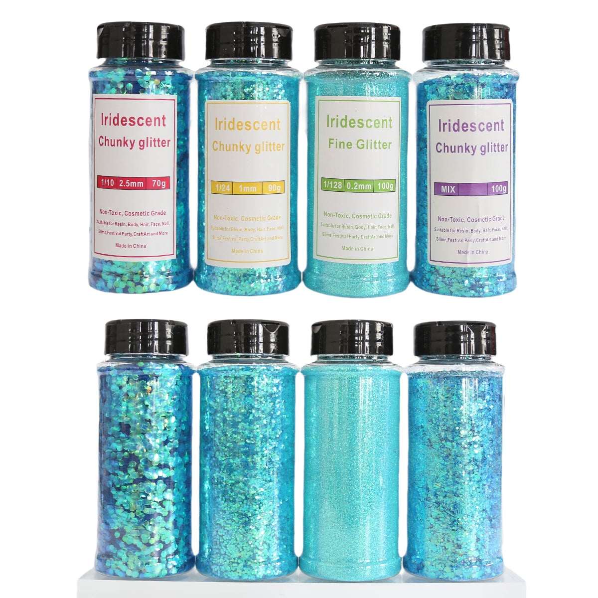 Iridescent Glitter Mix for DIY Resin Crafts | Wholesale Supplier