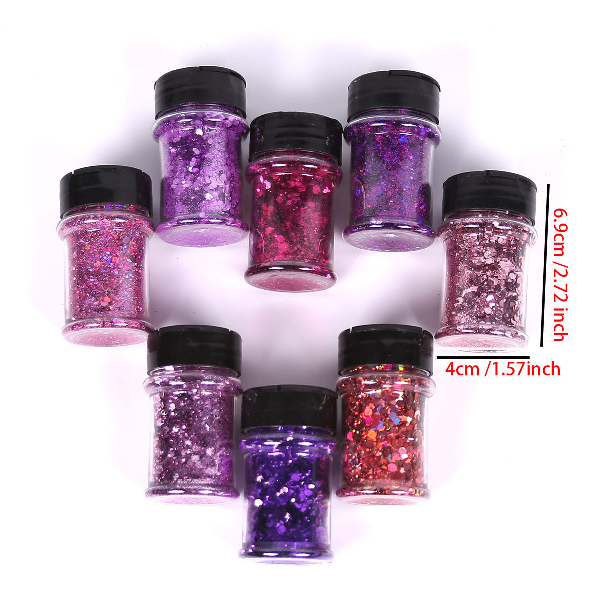 Laser Cut Glitter Flakes for DIY Resin Projects and OEM Service