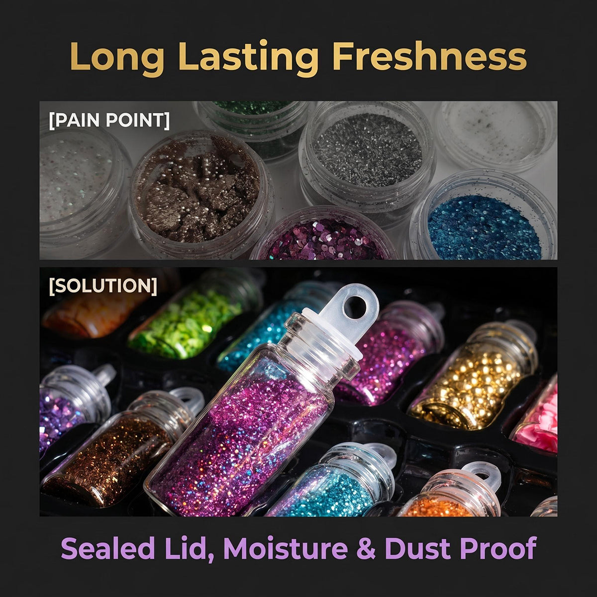 Multi Color Glitter Set for Resin Craft Kits and Wholesale Supply