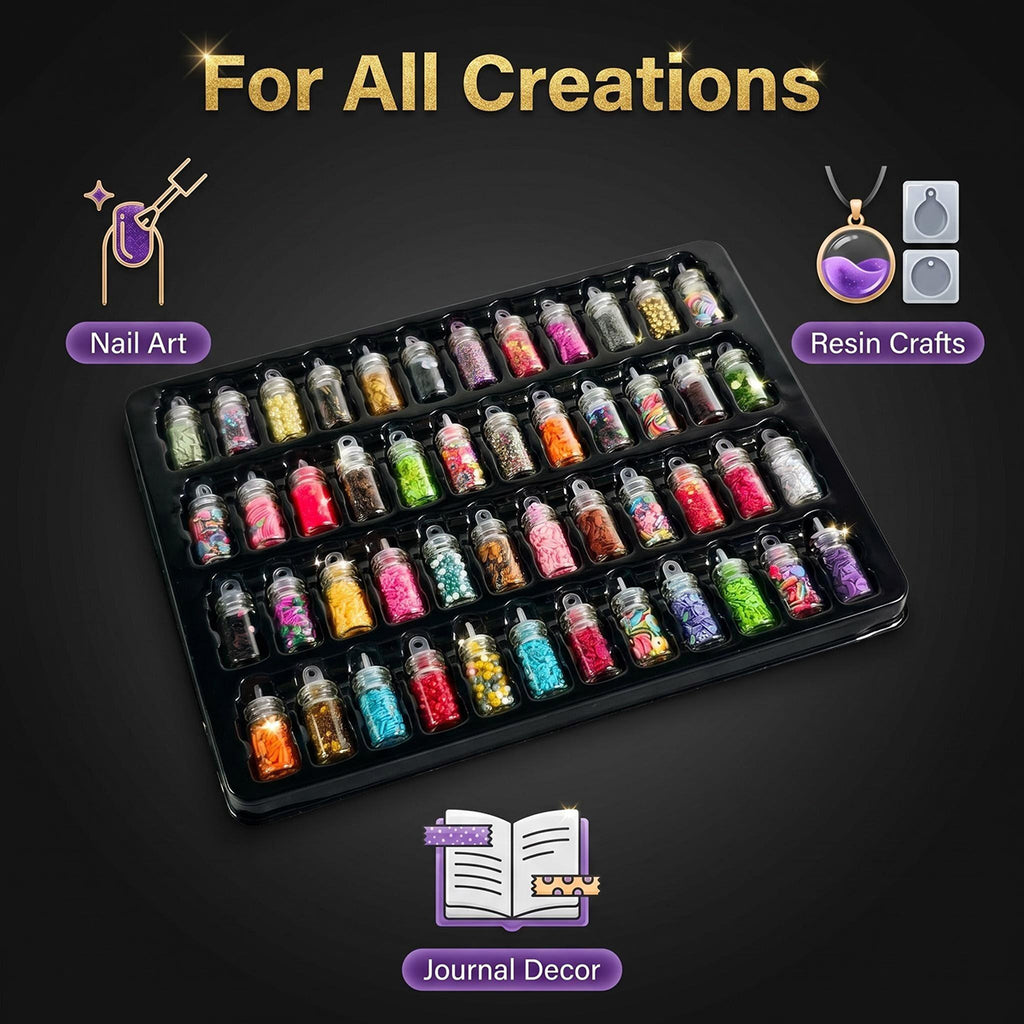 Multi Color Glitter Set for Resin Craft Kits and Wholesale Supply