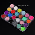 wholesale 24pcs mica powder set for resin craft Low MOQ OEM