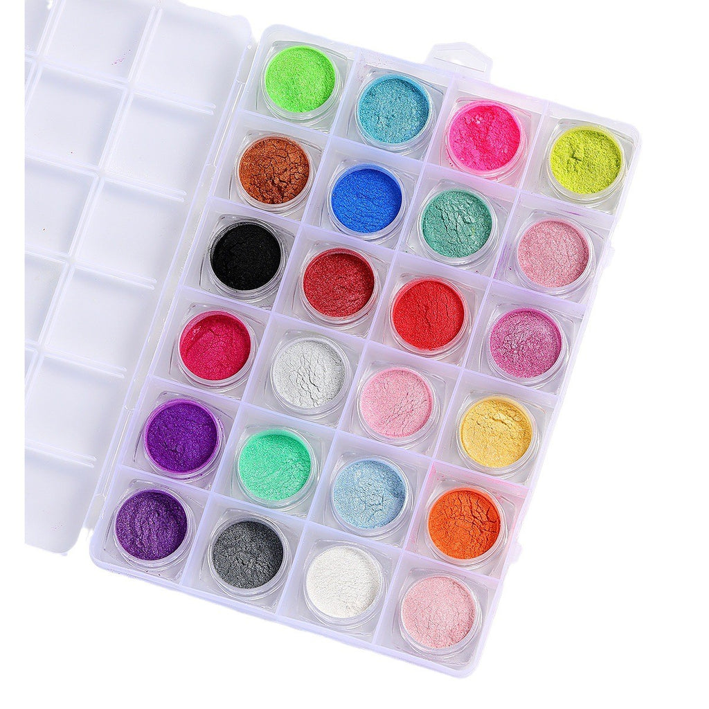 wholesale 24pcs mica powder set for resin craft Low MOQ OEM