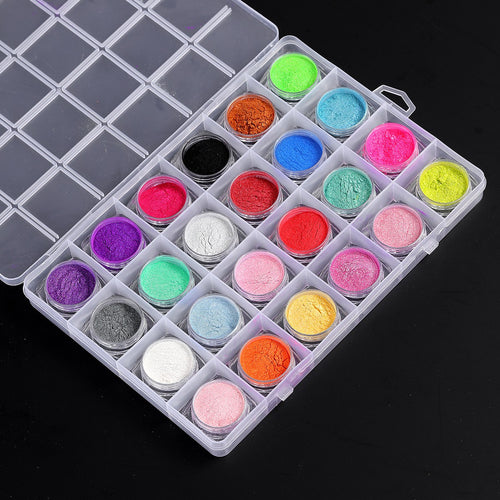 Colorful Mica Powder Set for Epoxy Resin and DIY Craft Kits