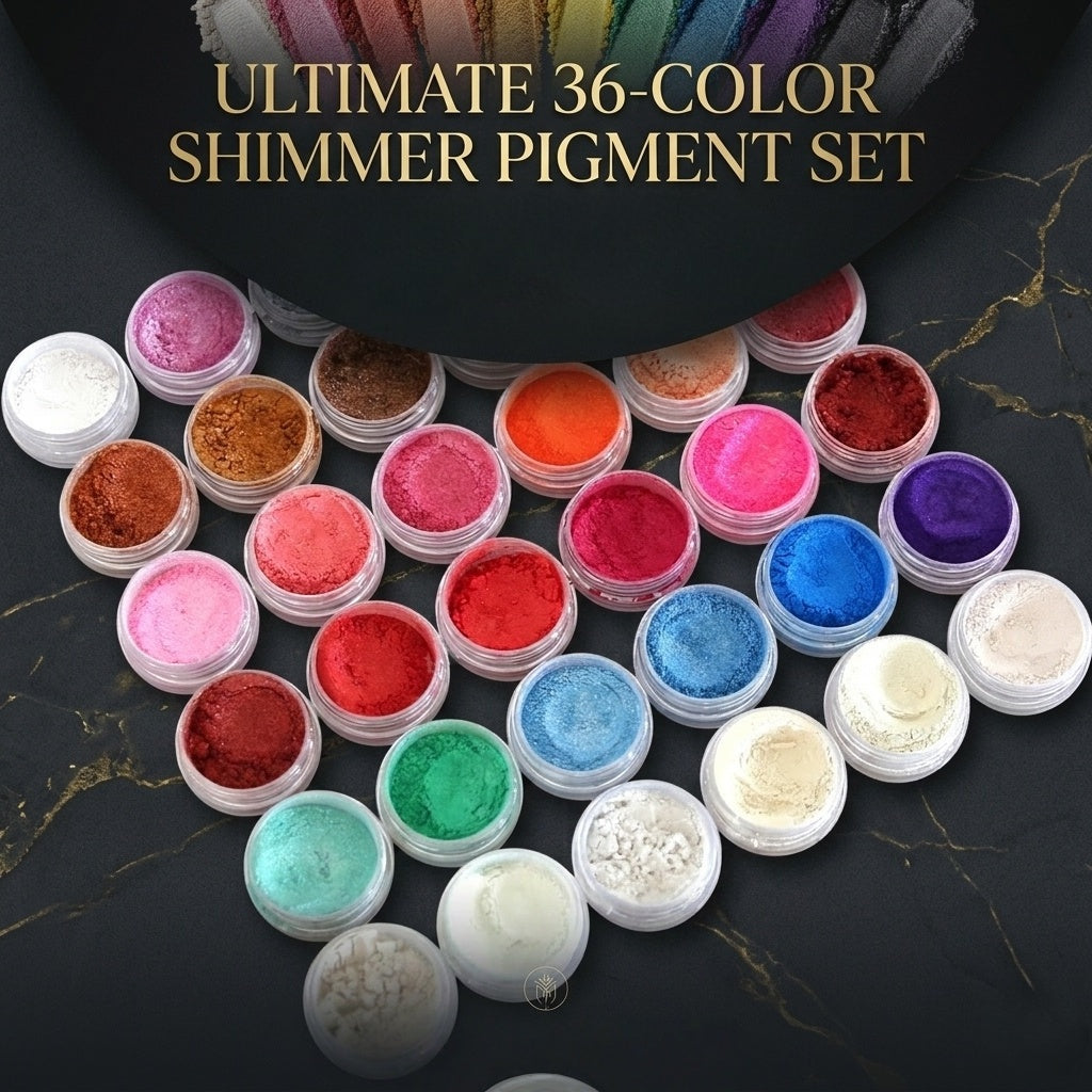 Vibrant Mica Powder for Epoxy Resin, Nail Art & DIY Projects