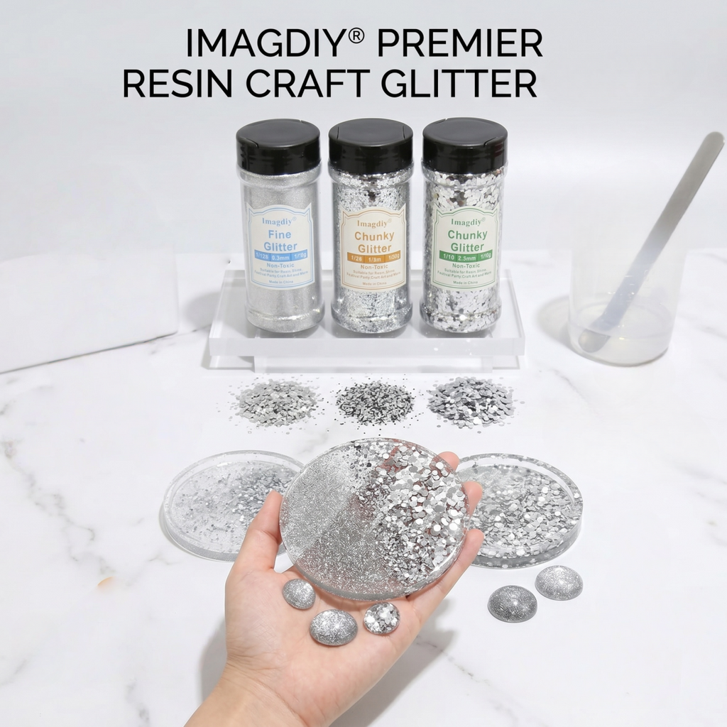 Factory Direct Chunky Glitter for Resin Art | Custom Colors & Bulk Packaging Available