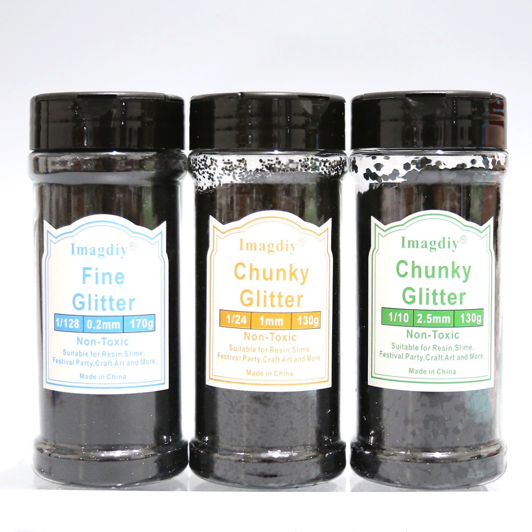 Colorful Chunky Glitter Mix for Epoxy Resin Projects | Bulk Glitter Manufacturer