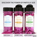 Custom Color Chunky Glitter for Epoxy Resin | OEM Packaging Craft Supplies Factory