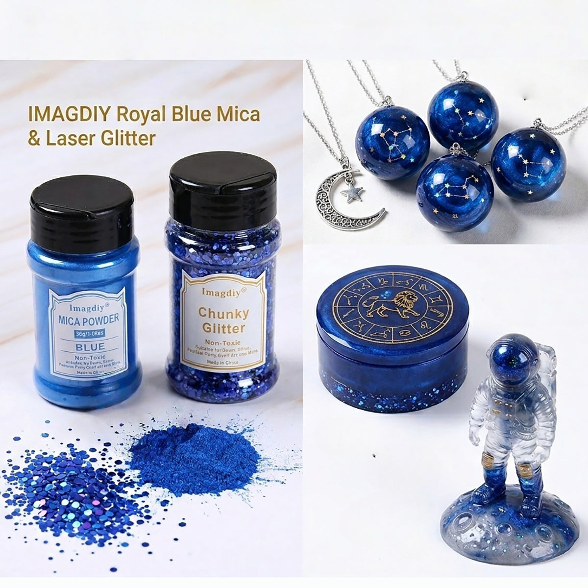 Custom Color Chunky Glitter Mica Powder Set for Epoxy Resin DIY Craft Decoration Wholesale