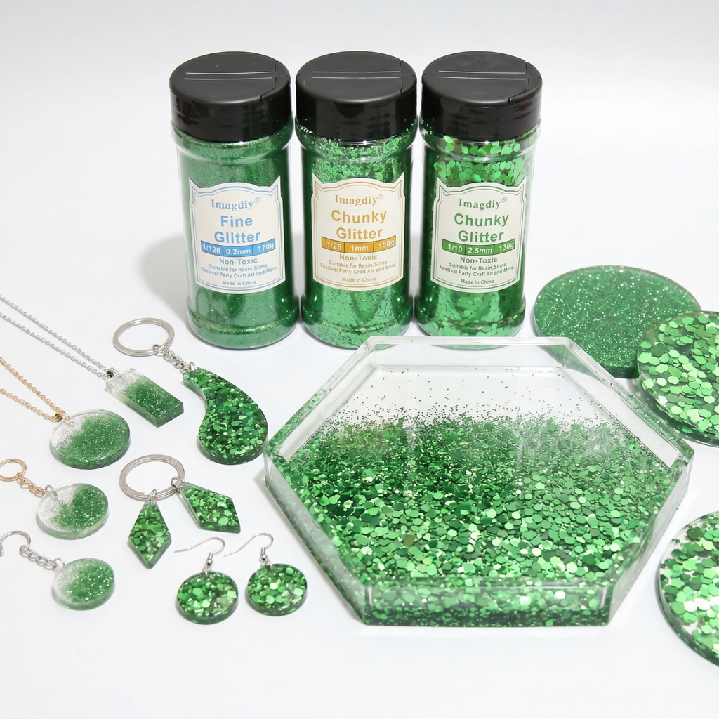 High Quality Glitter Flakes for Resin Art, Coasters & Handmade Crafts Wholesale