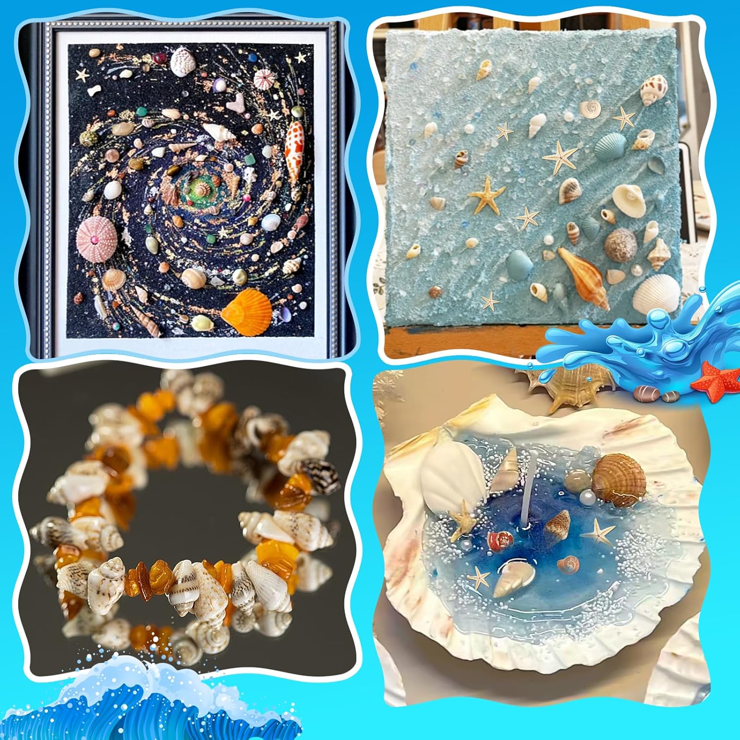 Natural Seashell Decorations for Epoxy Resin Crafts | Wholesale Shell Filling Materials Supplier