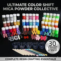 Mica Powder Pigment Set for Resin Jewelry, Coasters & Crafts