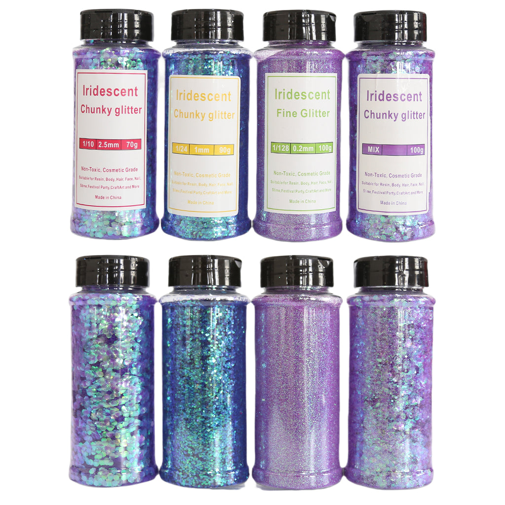 Iridescent Glitter Mix for DIY Resin Crafts | Wholesale Supplier