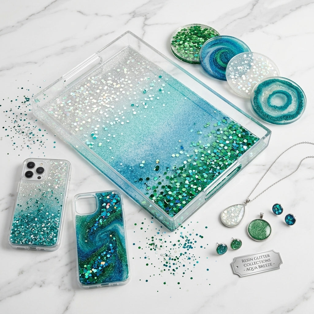 8‑Color Mermaid Iridescent Glitter Set – Resin Jewelry Additives | Wholesale & OEM