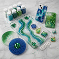 8‑Color Mermaid Iridescent Glitter Set – Resin Jewelry Additives | Wholesale & OEM