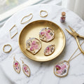 Empty Metal Pendant Bezels for Resin Casting | DIY Epoxy Jewelry Accessories Supplier js163