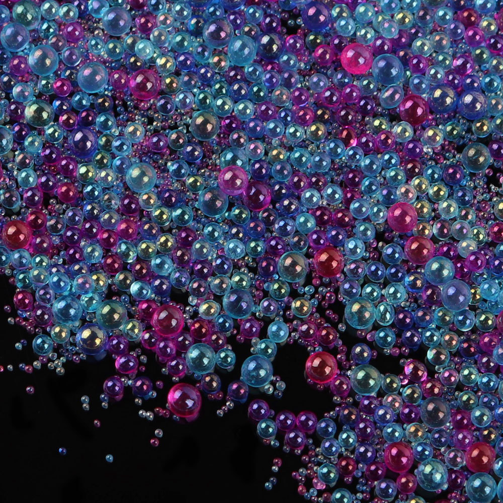 Colorful Glass Beads for Epoxy Resin Crafts | Wholesale Decorative Materials Supplier 450g