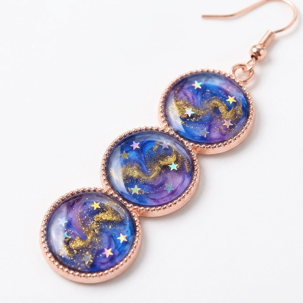 Gold Metal Bezels for Resin Art Pendants | Jewelry Making Supplies Wholesale JS095