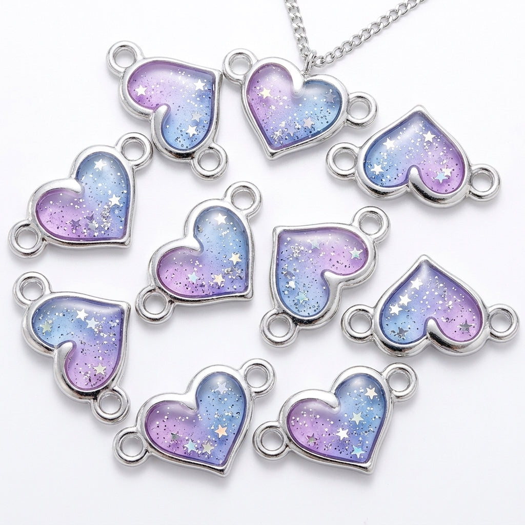 Empty Metal Pendant Frames for Resin Casting | DIY Jewelry Making Supplies JS097