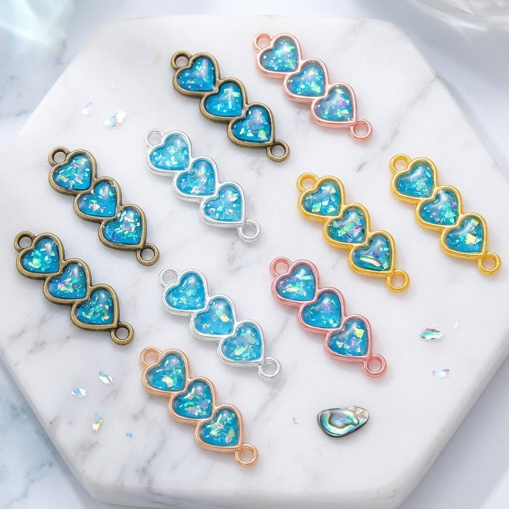Custom Metal Bezels for Resin Jewelry | OEM ODM Pendant Frame Manufacturer JS106
