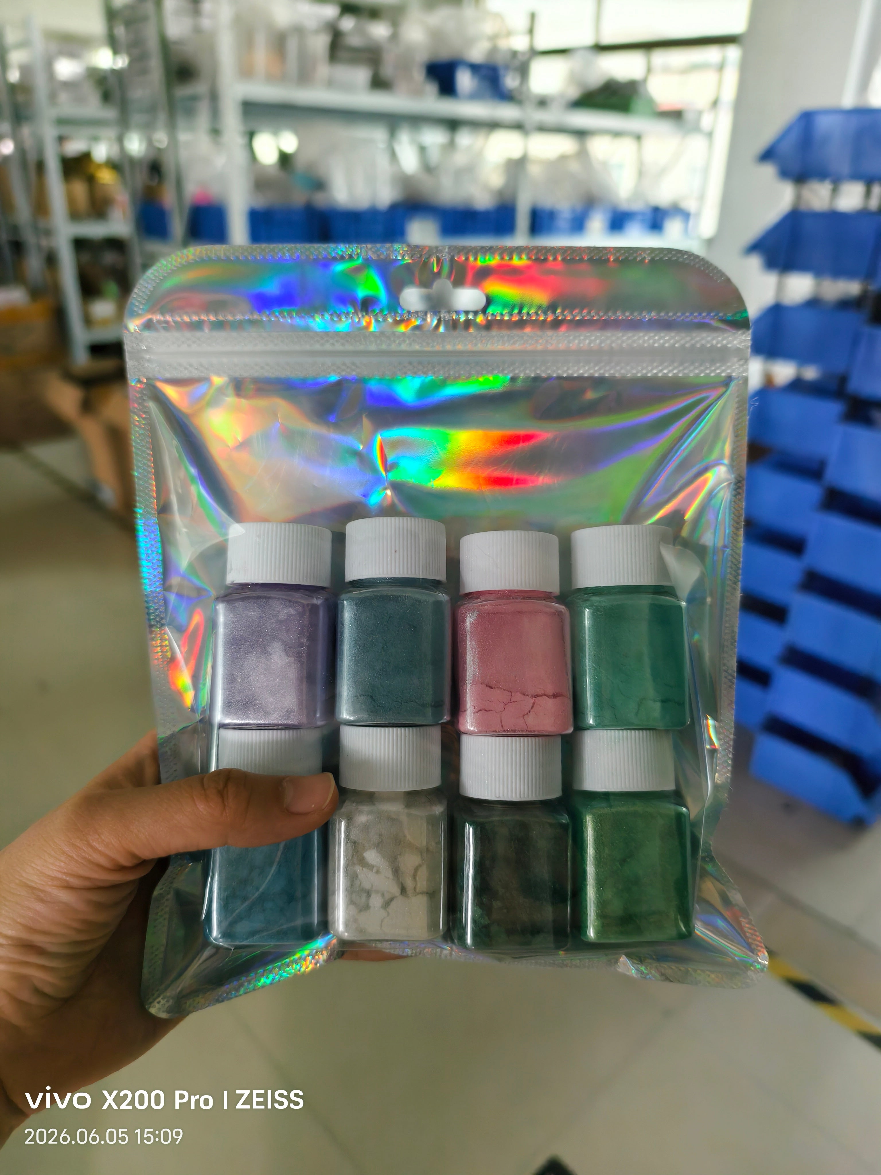 Ocean Mermaid Mica Powder Set of 8 Vibrant Colors for Epoxy Resin Crafts Making Jewelry | Low MOQ