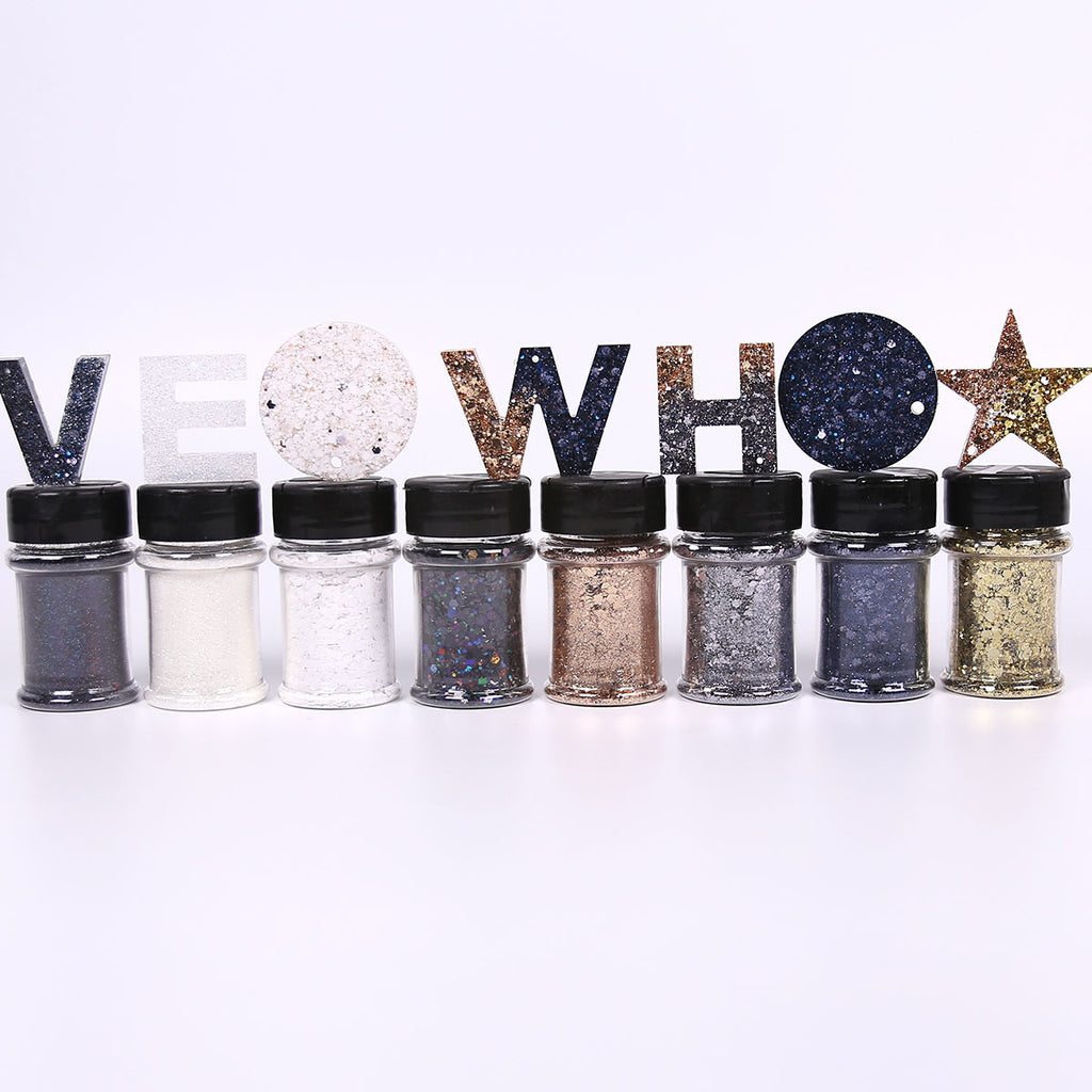 Mixed  Glitter Flakes for DIY Resin Crafts and Private Label