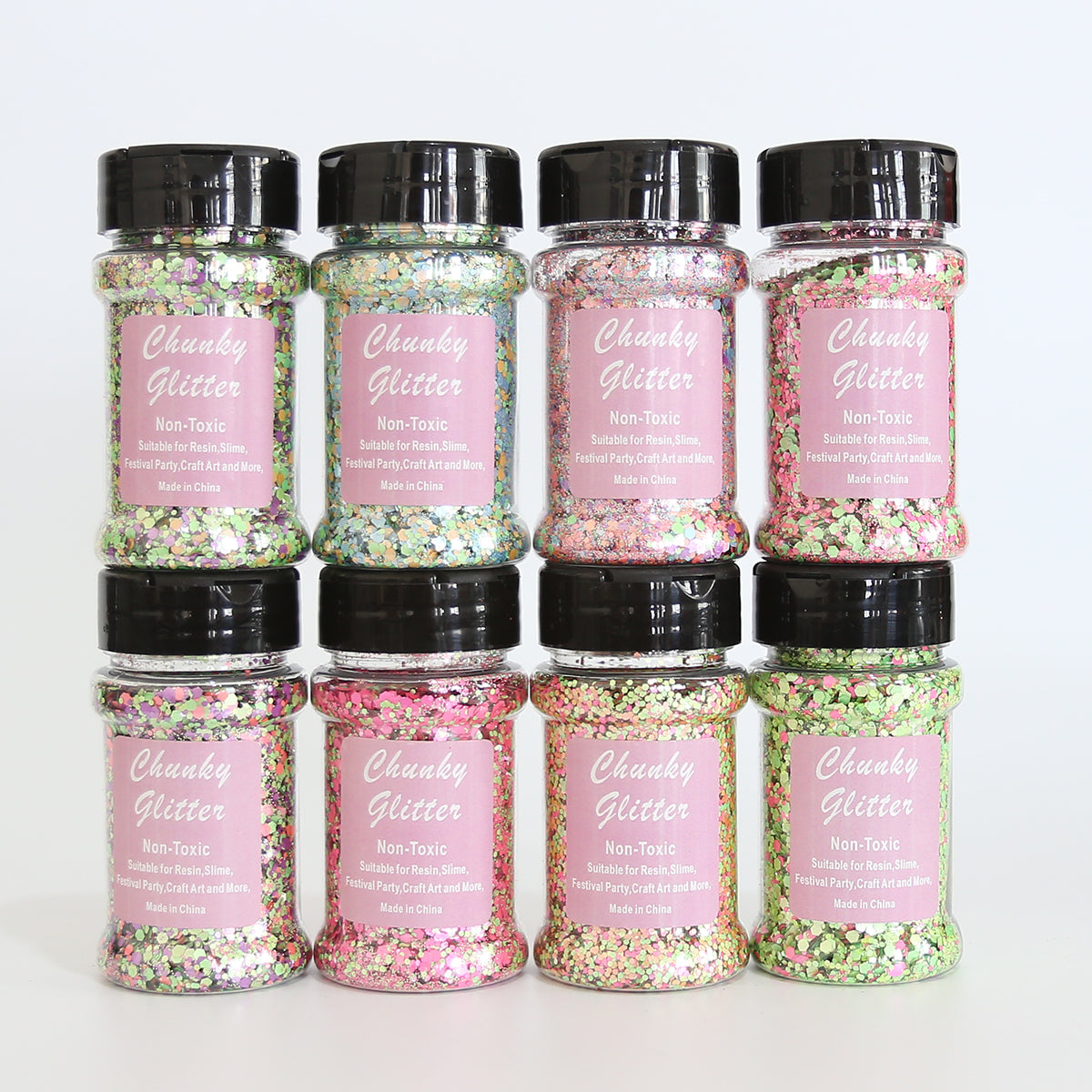 Pearl Shine Chunky Glitter Mix for Resin Art Projects and Bulk Orders