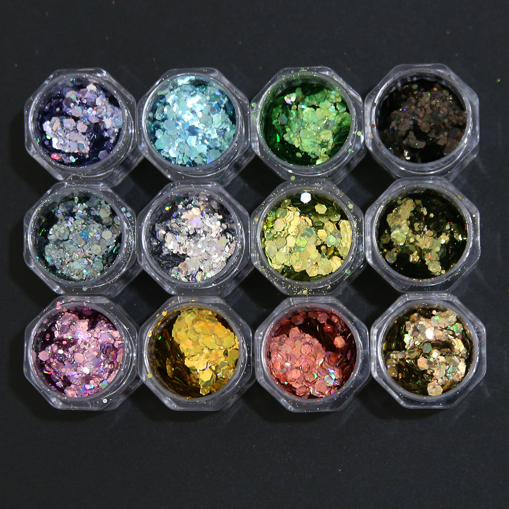 Metallic Glitter Flakes for Handmade Resin Products and Factory Supply