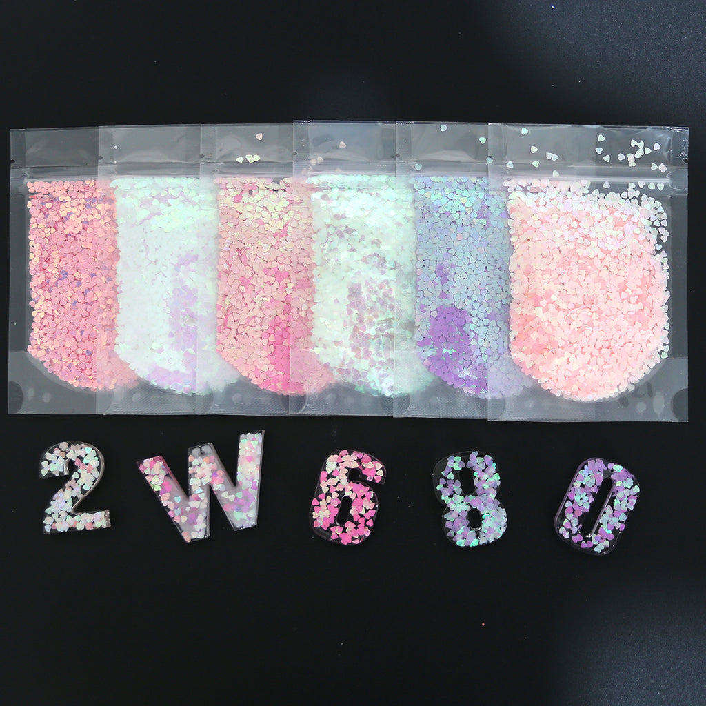 30g Sukrua theme Shaped Glitter Sequins for Resin Art OEM Packaging Available