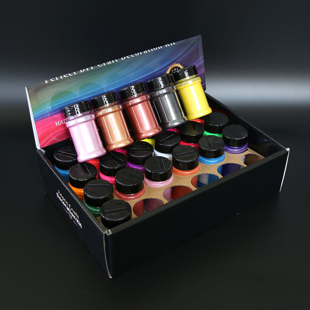 Wholesale 24 Colors Resin Pigment Powder Set for Epoxy Resin Art
