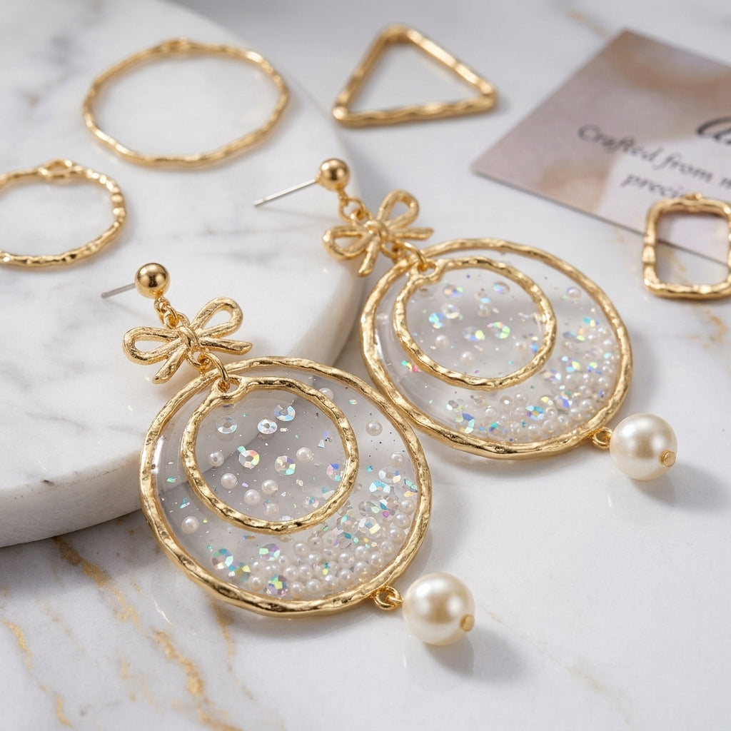 Metal Bezels for Resin Casting | DIY Jewelry Frame Supplies Bulk Wholesale JS076